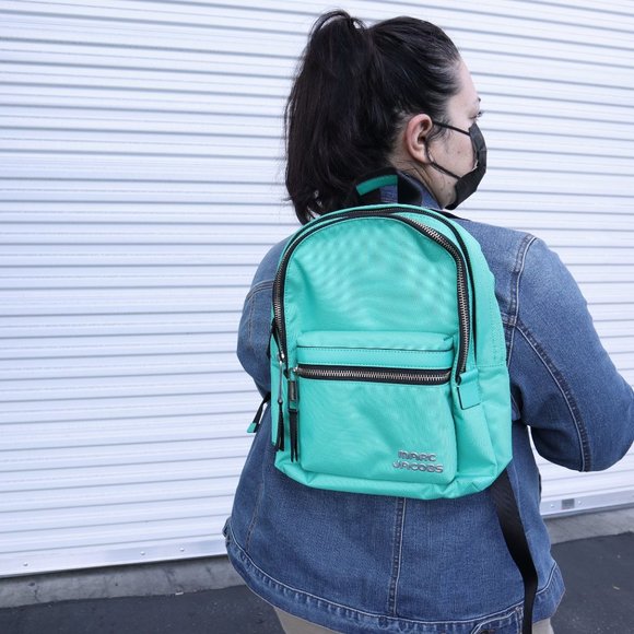 NWT Marc Jacobs Trek Pack Medium Backpack Green main image 9
